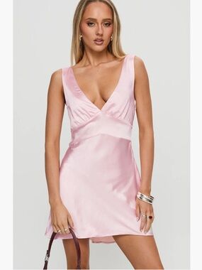 marcia mini dress from princess polly Princess Polly Women's Marcia Ruched Off the Shoulder Cotton & Linen Minidress - White